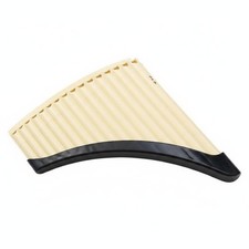 16-Pipe Pan Flute with Lanyard Curved Pan Flute Comfortable Neck Cord