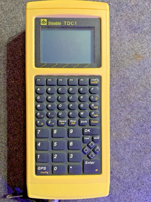 Trimble Electronic Field Data Collector TDC1 surveying Hand-Held Nikon Untested