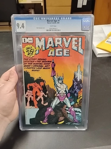 Marvel Age #1 - Marvel Comics 1983 CGC 9.4 White Pages 