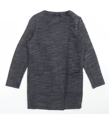 New Look Damen Jacke Mantel blau Größe 12