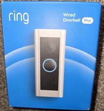 NEW RING DOORBELL PRO WIRED Hardwired Powered 3D Motion Detection Satin Nickel