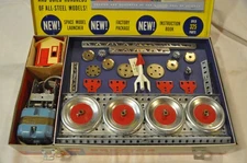 VINTAGE A.C. GILBERT ERECTOR SET:  1959  10053  ROCKET LAUNCHER