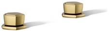 Kohler K-27010-9-2MB - Knob Bathroom Sink Faucet Handles Brushed Moderne Brass