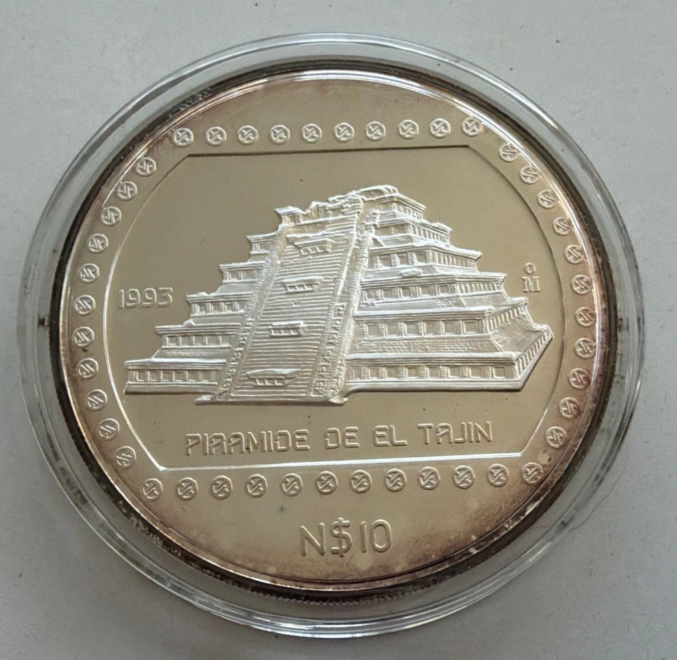 3978【メキシコ】1993年10ペソ銀貨　 10 Pesos 1993 Mexican Coins (1905-Now) for sale | eBay
