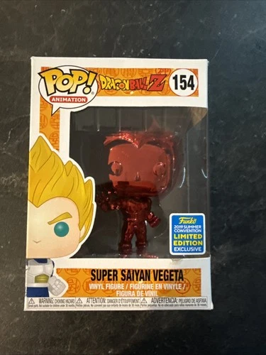 Funko Pop! Vinyl: Dragon Ball - Super Saiyan Vegeta (Red Chrome) - San Diego...