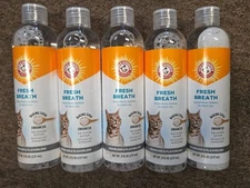 5 Advanced Care Odorless Cat Dental Water Additive 8 Fl Oz Fresh Breath Solution