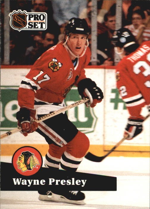1991-92 Pro Set French #44 Wayne Presley - HKY