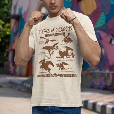 Dragon Comfort Tee Shirt Unisex Vintage Style Mythical Creature Gift Top