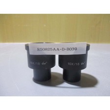 Olympus 10X-18 Microscope Eyepiece Lens Pair R50825AA-D-B039 Optical Glass Japan