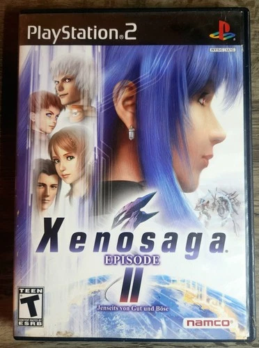 Playstation 2 PS2 Xenosaga Episode II 2 COMPLETE TESTED!