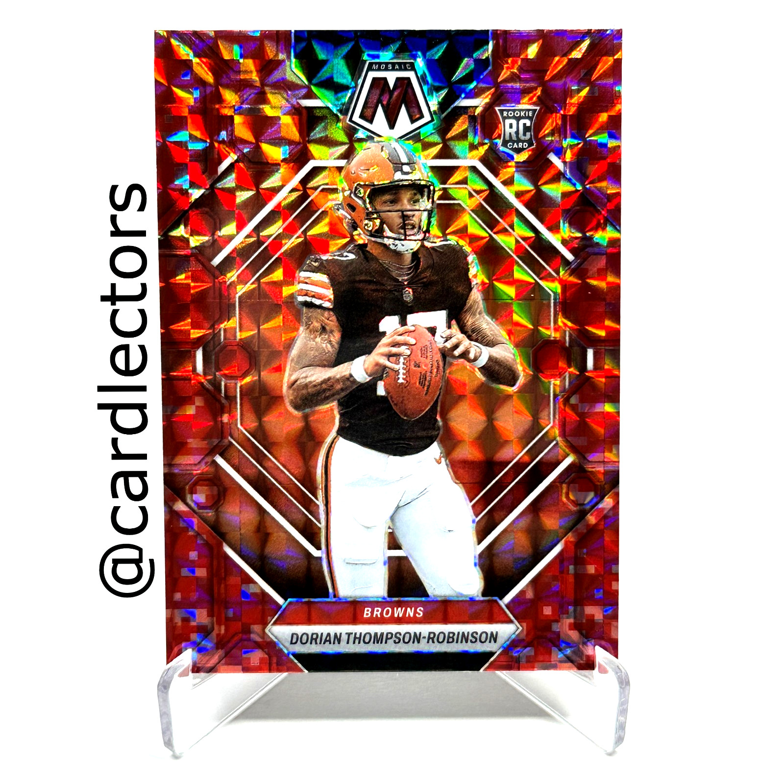 2023 Panini Mosaic DORIAN THOMPSON-ROBINSON #316 RC Fanatics Red Camo PRIZM SP