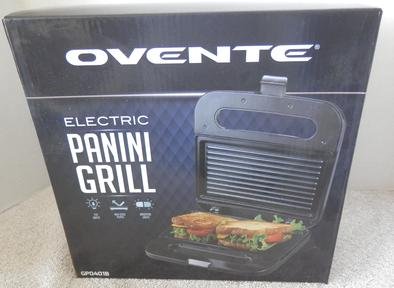 Ovente Small Electric Panini Grill New in Box
Opens in a new window or tab