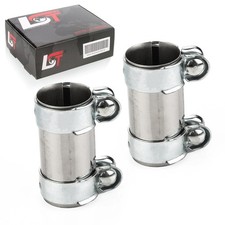2x Rohrverbinder Doppelschelle Abgasanlage Ø55x125 mm für VW Bora Golf 3 4 Vento