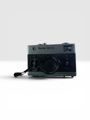 Rollei 35 S Vintage Kamera Sonnar 2.8 40mm HFT Silber Top Zustand Tasche