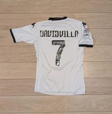 Valencia 2009/10 Home Shirt David Villa 7