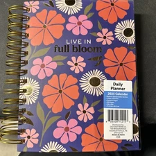 2025 Daily Planner Live In Full Bloom