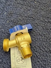 (QTY 5) Nibco QT74X 1/2" Quarter Turn Boiler Drain Cup or Male to Hose