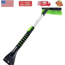 Ice Scraper with Snow Brush for Car Windshield, Upgraded Extendable Snow Brus...