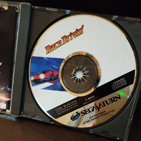 Retro racing game! Sega Saturn software &ldquo;Race Drivin&rdquo;
