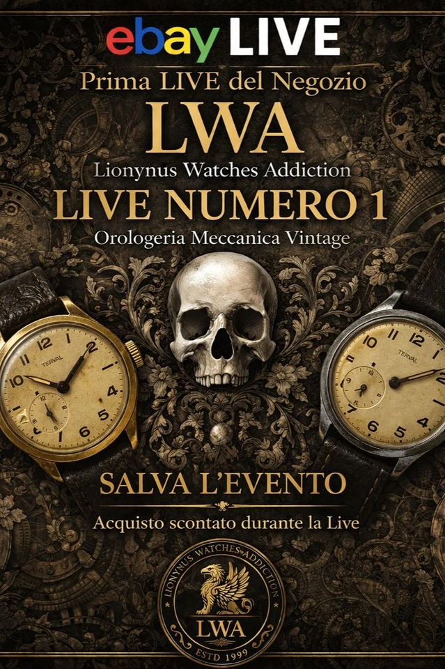 Lionynus Watches Addiction "Orologeria Meccanica Vintage" Coupon SCONTO 10%