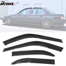 Fits 90-93 Honda Accord 4Dr Acrylic Window Visors Rain Guard Deflector Vent 4PCS
