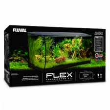 FLUVAL FLEX AQUARIUM KIT - 32.5 GALLON - BLACK