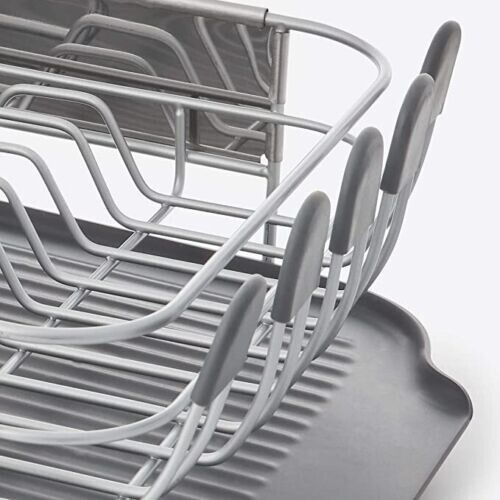 KitchenAid Expandable Dish-Drying Rack - Charcoal Gray - Picture 2 of 5
