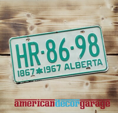 Canada Nummernschild/ Kennzeichen/license plate *Alberta 100 years 1867*1967*