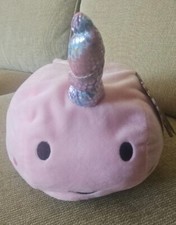NWT FAO Schwarz Narwhal Plush Stuffed Animal Toy with LED Lights and Sound