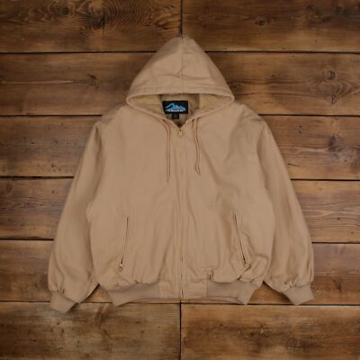 Vintage Tri Mountain Workwear Jacke XL Active Creme