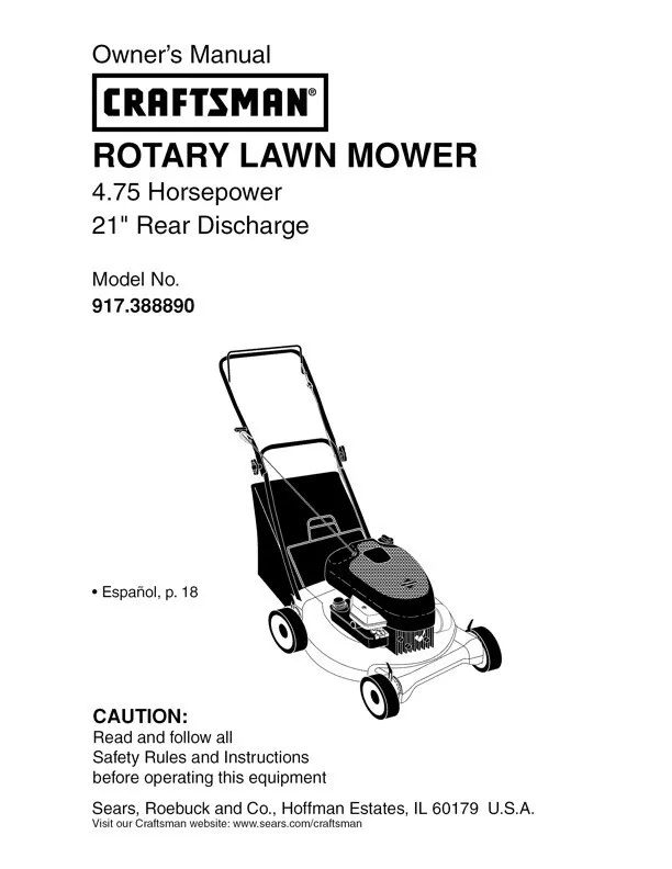 Craftsman 4.75 lawn mower deals