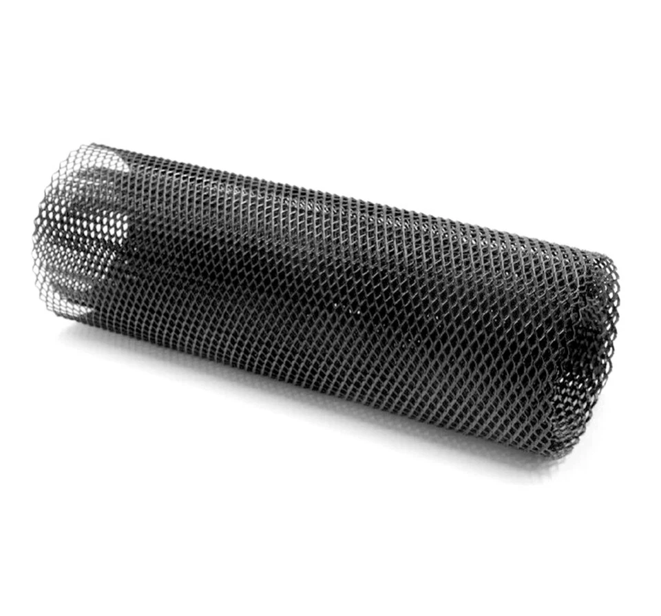 Aluminum Mesh Grill Cover Car Bumper Fender Hood Vent Grille Net Universal Black - Image 4 of 4