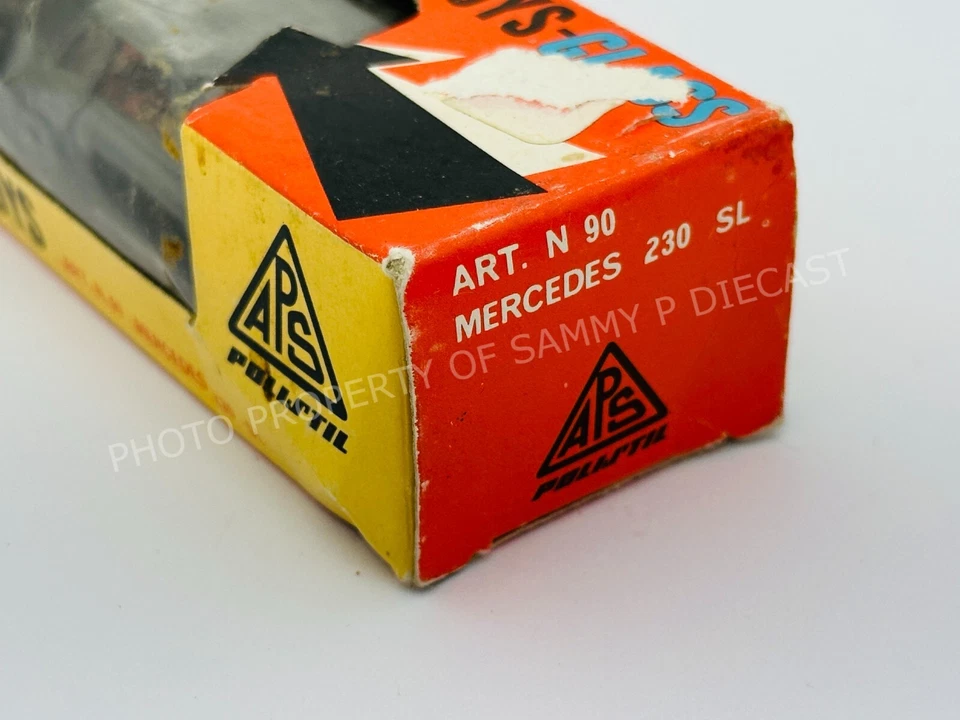 Politoys Glass Italia 1:43 MERCEDES BENZ 230 SL Gris ¡NUEVO EN CAJA!! Foto 3 de 4