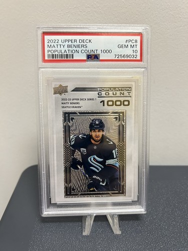 Matty Beniers [10] #PC-8 2022 Upper Deck Population Count card
