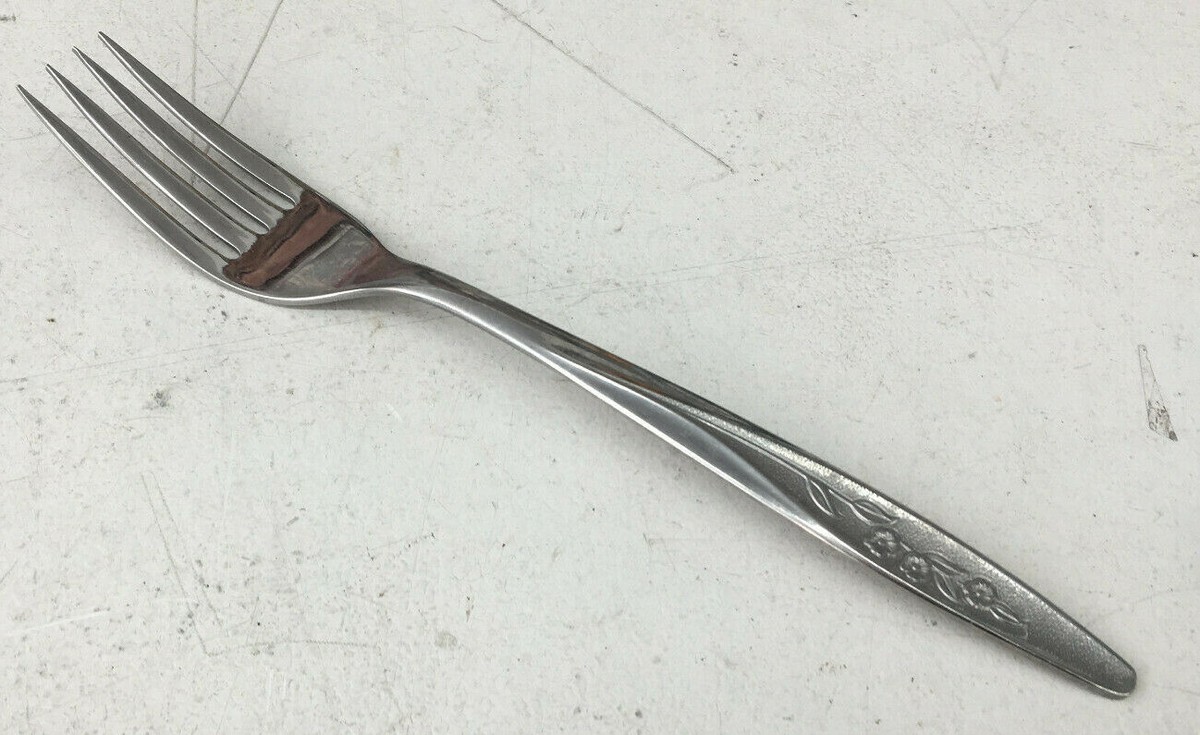 1 Dinner Fork Stainless International Silver Superior Radiant Rose