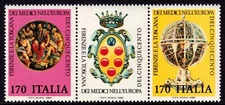 Italy 1980 Medici in Europe Mint MNH Set Pair SC 1406