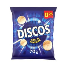 Discos Salt & Vinegar Flavour Box of 16 x70g