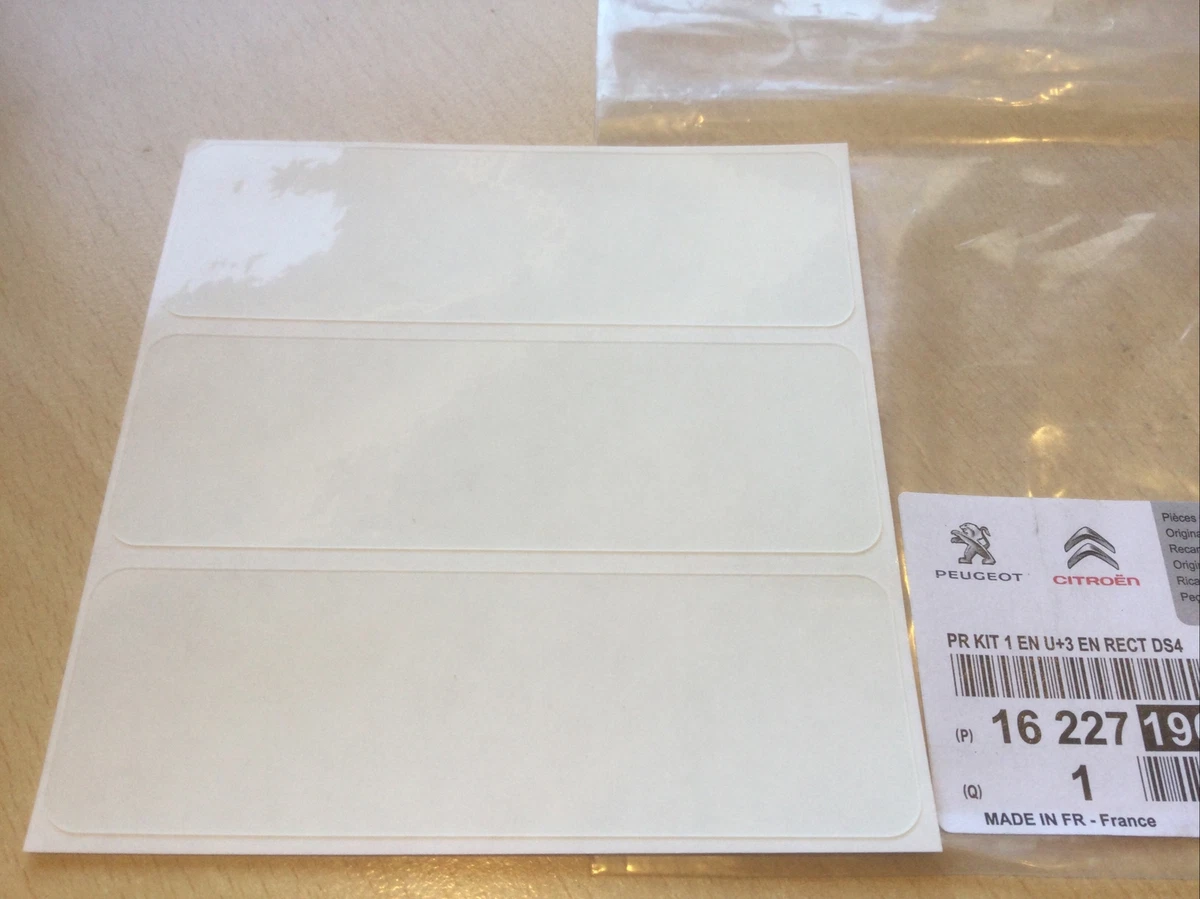 GENUINE CITROEN PEUGEOT ADHESIVE LABEL KIT 1622719680 | eBay 