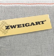 Zweigart 12 count mono deluxe White needlepoint canvas 18" x 20"