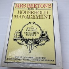 Mrs Beeton?s Household management 1300 Pge Complete Cookbook vintage Recipe HC