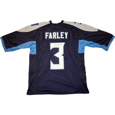 Caleb Farley Signed Custom Titans Jersey UK