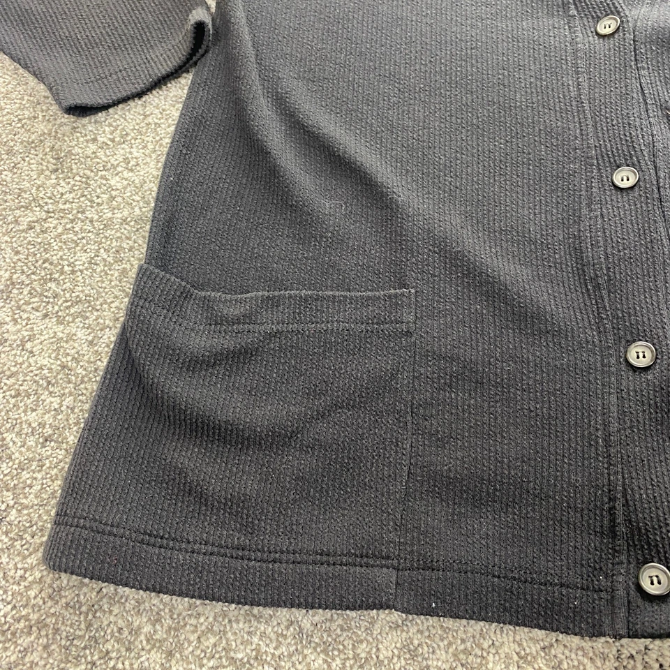 Винтажный Sloppy Joes кардиган женщин один размер серый бабушка свитер толстовка США  - Изображение 2 из 4