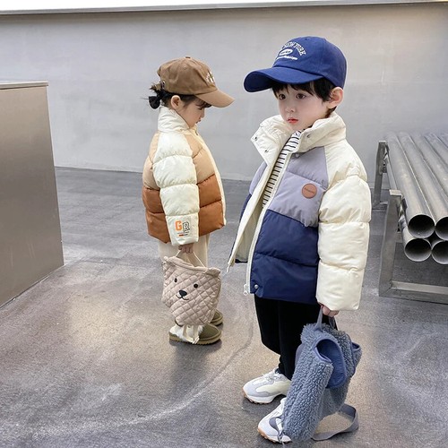 Kids Down Outerwear Winter Warm Stand Collar Down Jackets Windproof Boys Girls - Picture 19 of 24