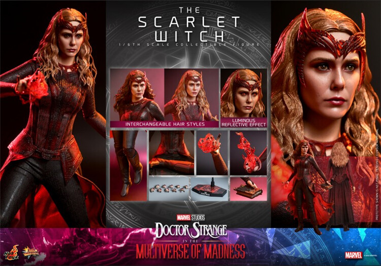Hot Toys MMS652 Doctor Strange The Multiverse of Madness Scarlet