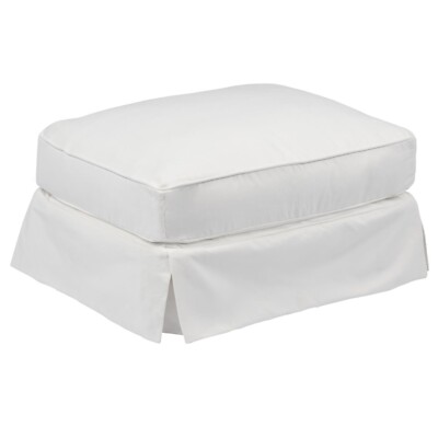 Sunset Trading Slipcover for Rectangular Ottoman Peyton Pearl SU-108530SC-391081