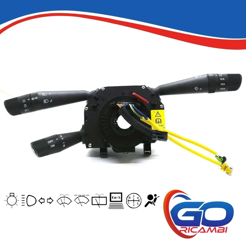 DEVIO LUCI 3 LEVE CON CRUISE CONTROL PER FIAT GRANDE PUNTO PUNTO EVO 199 - Immagine 2 di 4