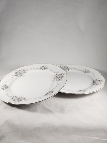MIKASA FINE CHINA JENNIFER 9317 MADE IN JAPAN 2 DINNER PLATES 10 3/8" DIAMETER. - Picture 8 of 12