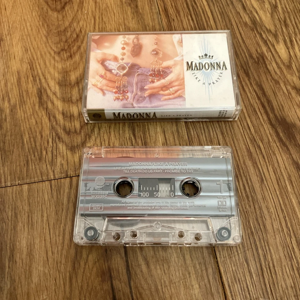Madonna like a prayer 1989 cassette tape album vintage tested rare pop music - Image 2 of 4