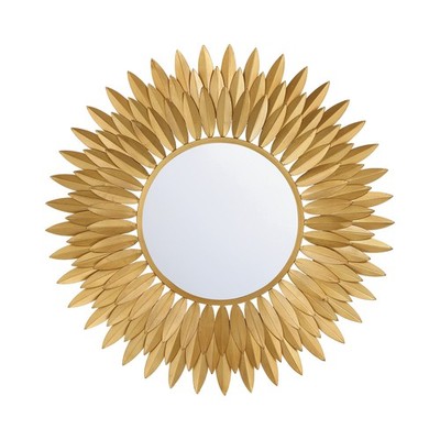 Crystorama Lighting Group BRH-M524 Broche 24'' Sunburst Flat Steel - Gold