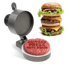 Shop Square Burger Press Patty Maker – Adjustable Thickness (1/4 lb to 3/4 lb)